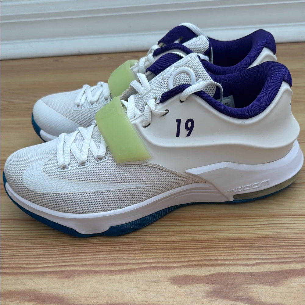 Nike ID KD basketball shoes white mens 7.5 new
